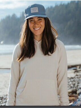 FreeFly Women's Bamboo Lightweight Fleece Hoodie XS Taupe